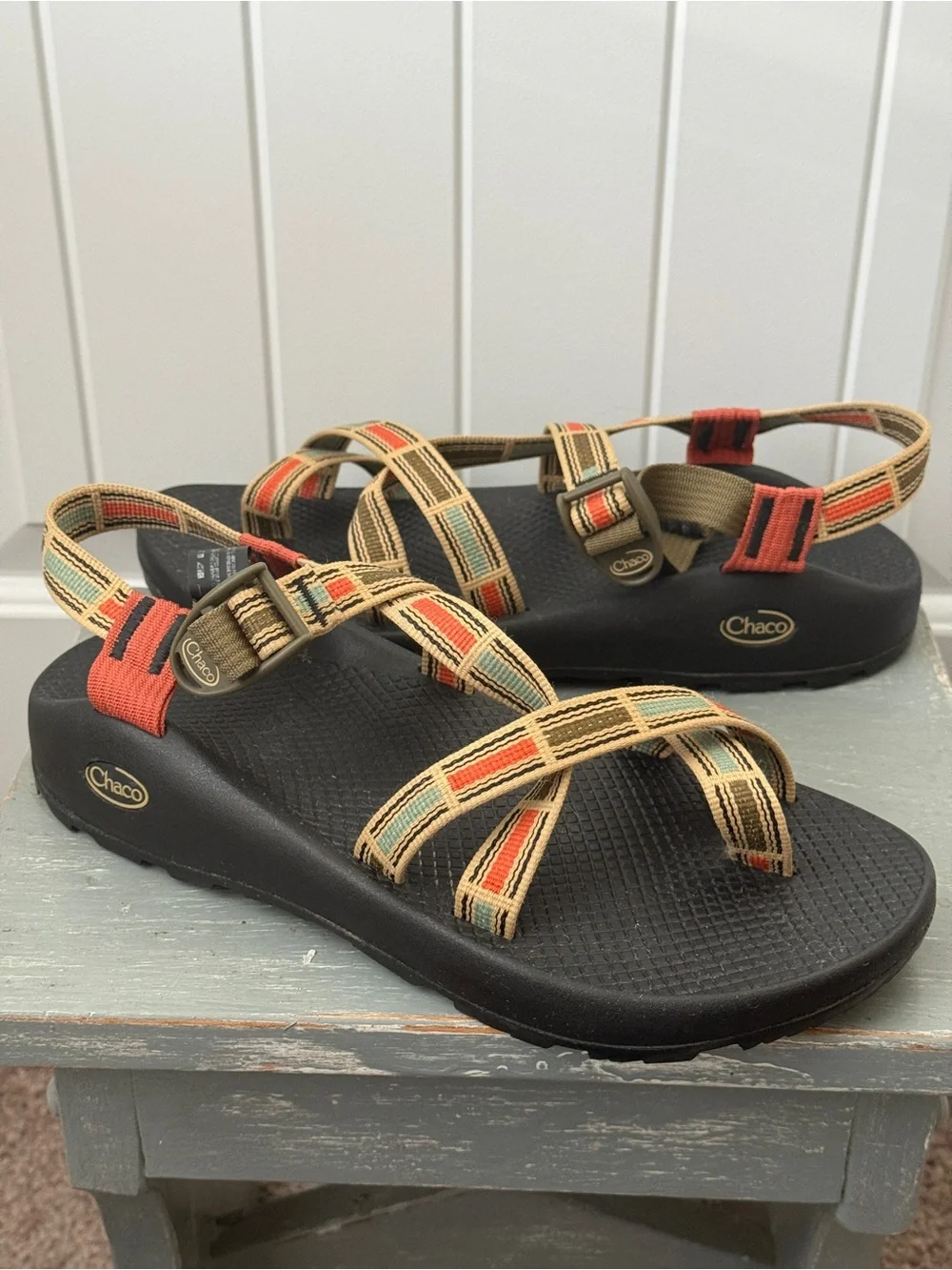 Chaco Men's Z/2 Classic Sandals - Check Taos Taupe Size 10